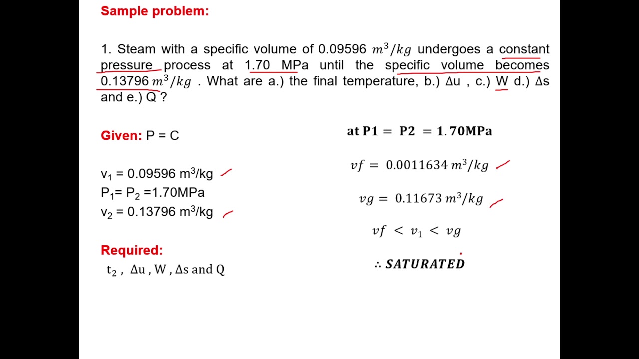 Thermo 2: Isobaric Process