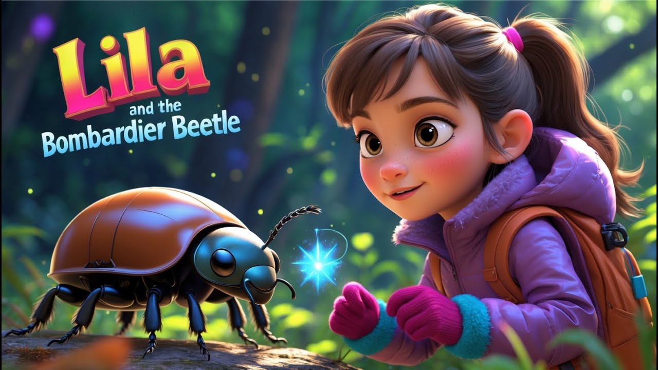 Lila and Spark: Meet the Bombardier Beetle! 🐜💥