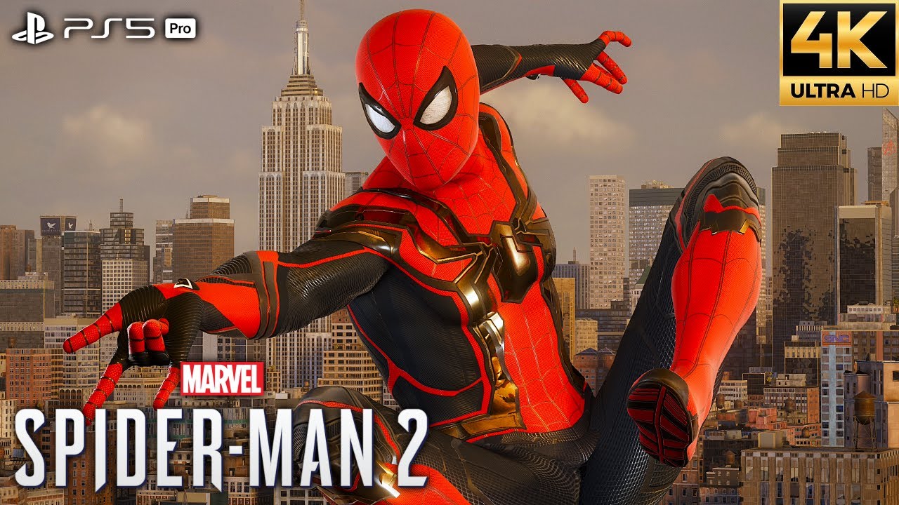 Marvel's Spider-Man 2 PS5 Pro - Hybrid Suit Free Roam Gameplay (4K 60FPS)