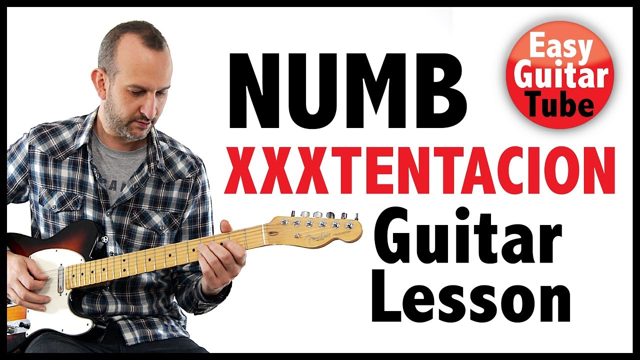Numb - XXXTENTACION // Guitar Tutorial + FREE TAB