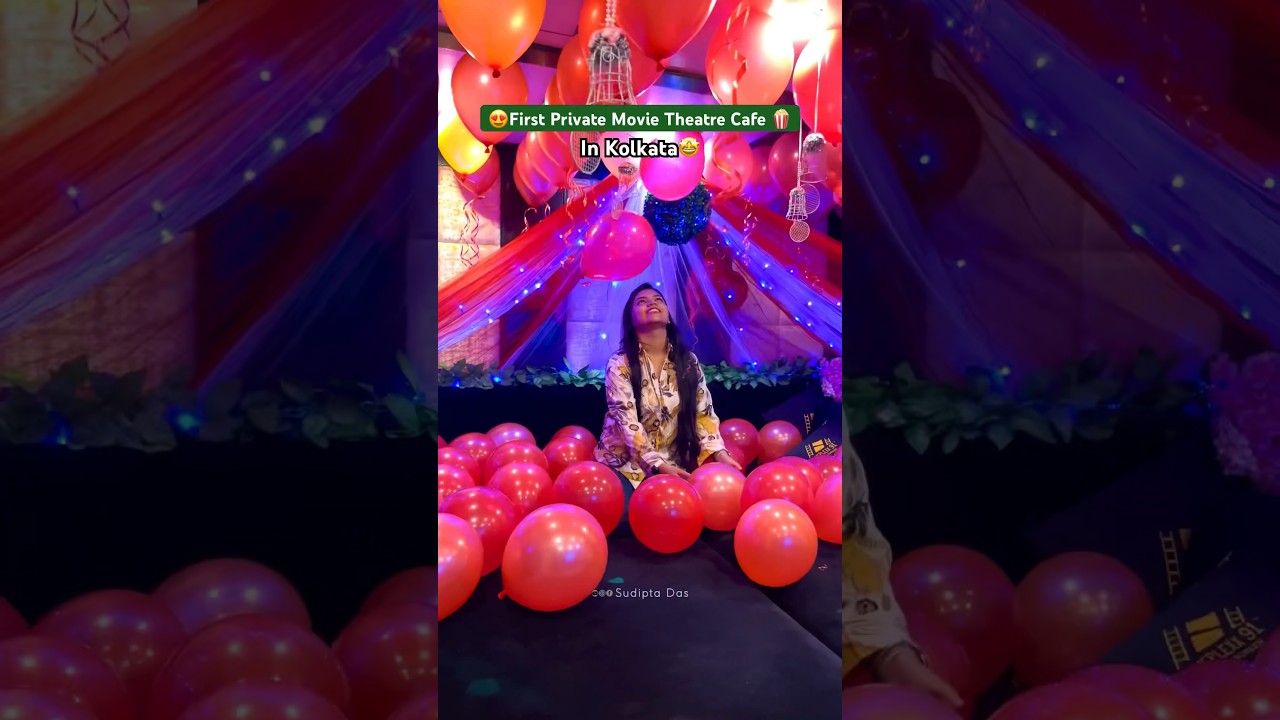😍 Kolkata&rsquo;s First Private Movie Theatre 🍿 #privatetheatre #movietime #cineplexx91 #shortsvideos