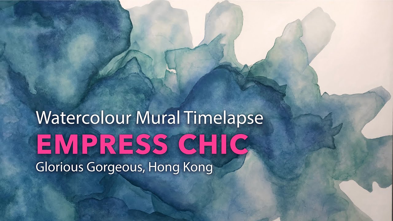 Watercolour Mural Timelapse