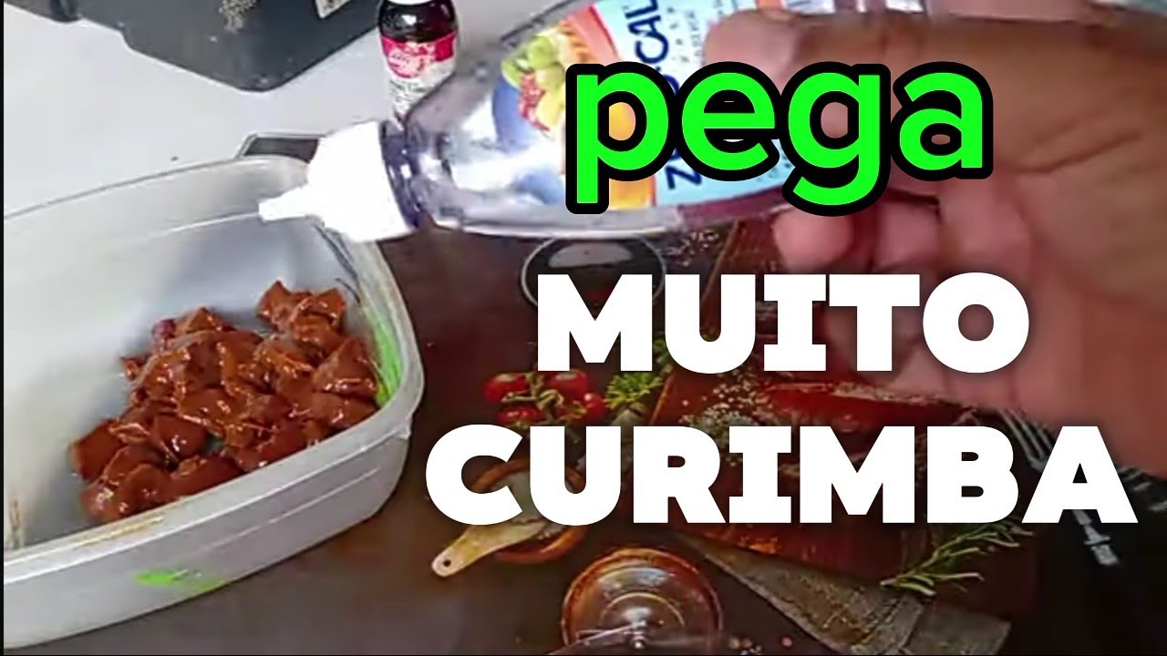 (Passo a passo)  Como preparar fígado de boi , para pescar curimba .