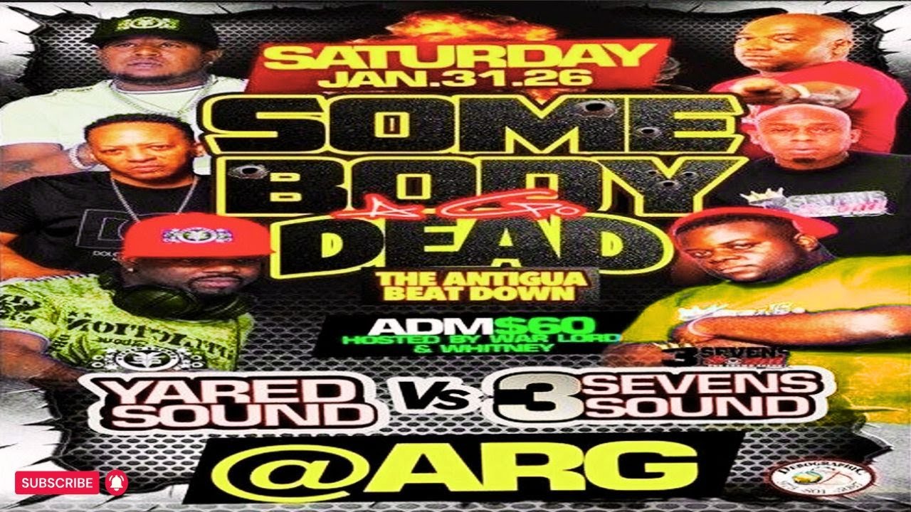 Yared Sound VS 3 Sevens Sound LIVE in Antigua (Jan 31, 2026) Sound Clash of Survival