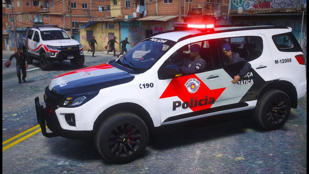 FORÇA TÁTICA PERSEGUIÇÃO, ENQUADRO + DROGAS, ARMAS | PMSP | GTA 5 POLICIAL