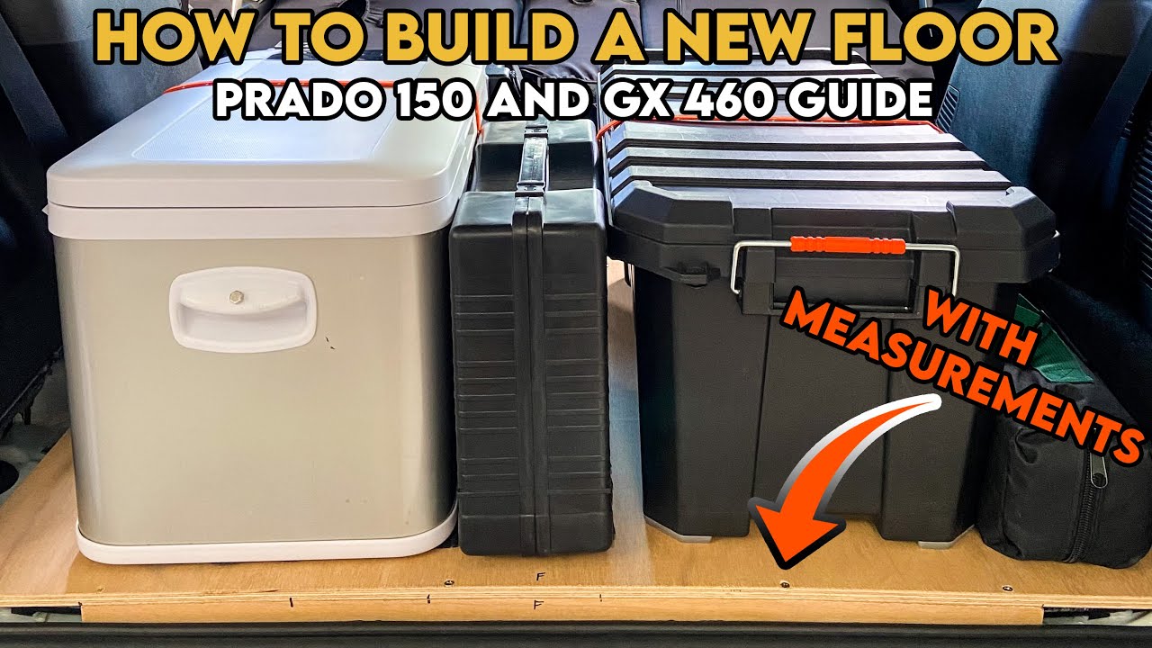 How to Build a New Rear Floor in Prado 150 (Lexus GX460) // Perfect Prado Build // Drawer Base Unit