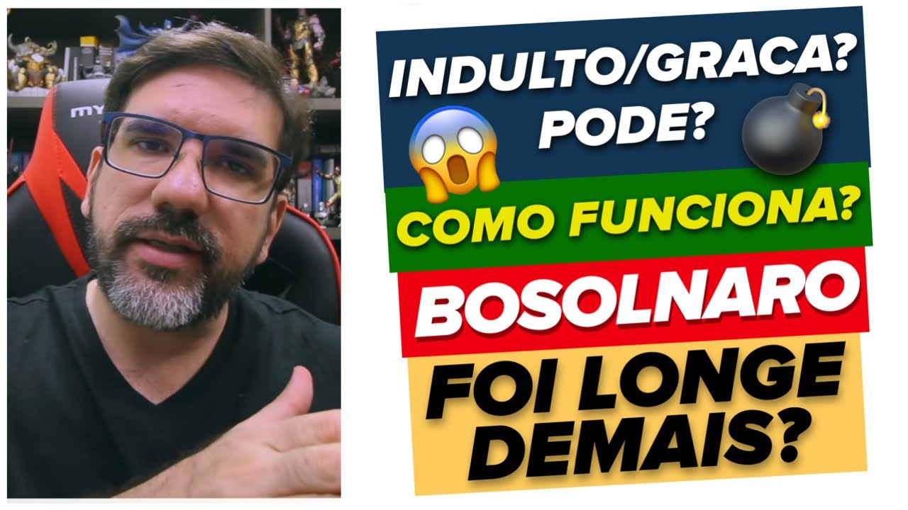 🔴😱 ENTENDA: BOLSONARO - INDULTO GRAÇA CONSTITUCIONAL - STF - ANÁLISE JURÍDICA | PROF UBIRAJARA 🔴
