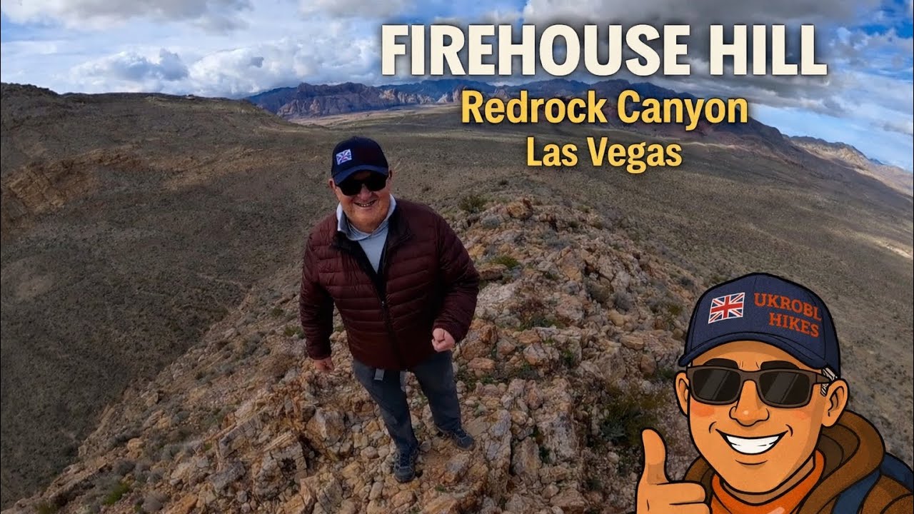 Ep 230 # Hiking #FirehouseHill Quiet Climb, Big Perspective at Red Rock Canyon #mountains #lasvegas