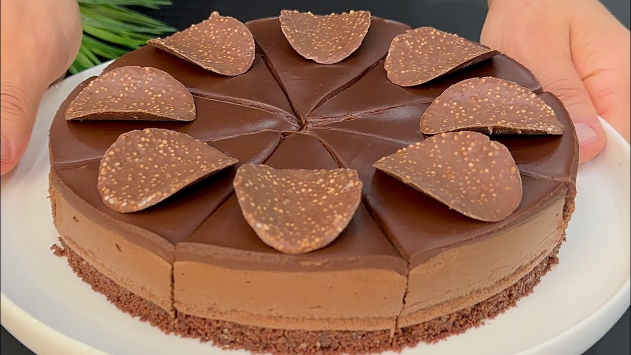 БЕЗ ДУХОВКИ ТАЕТ ВО РТУ, Вкусный за НЕСКОЛЬКО МИНУТ! Холодный шоколадный торт 🍫