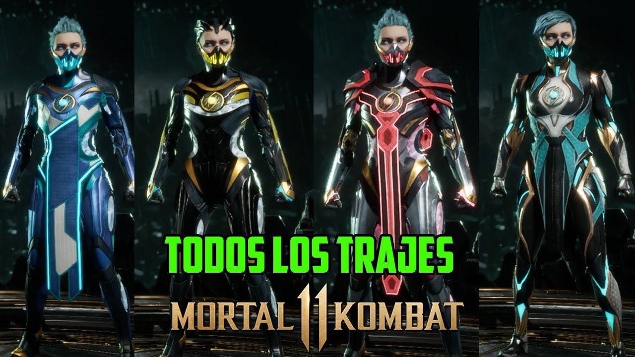 Mortal Kombat 11 | Frost | Todos los Trajes, Intros y Poses |