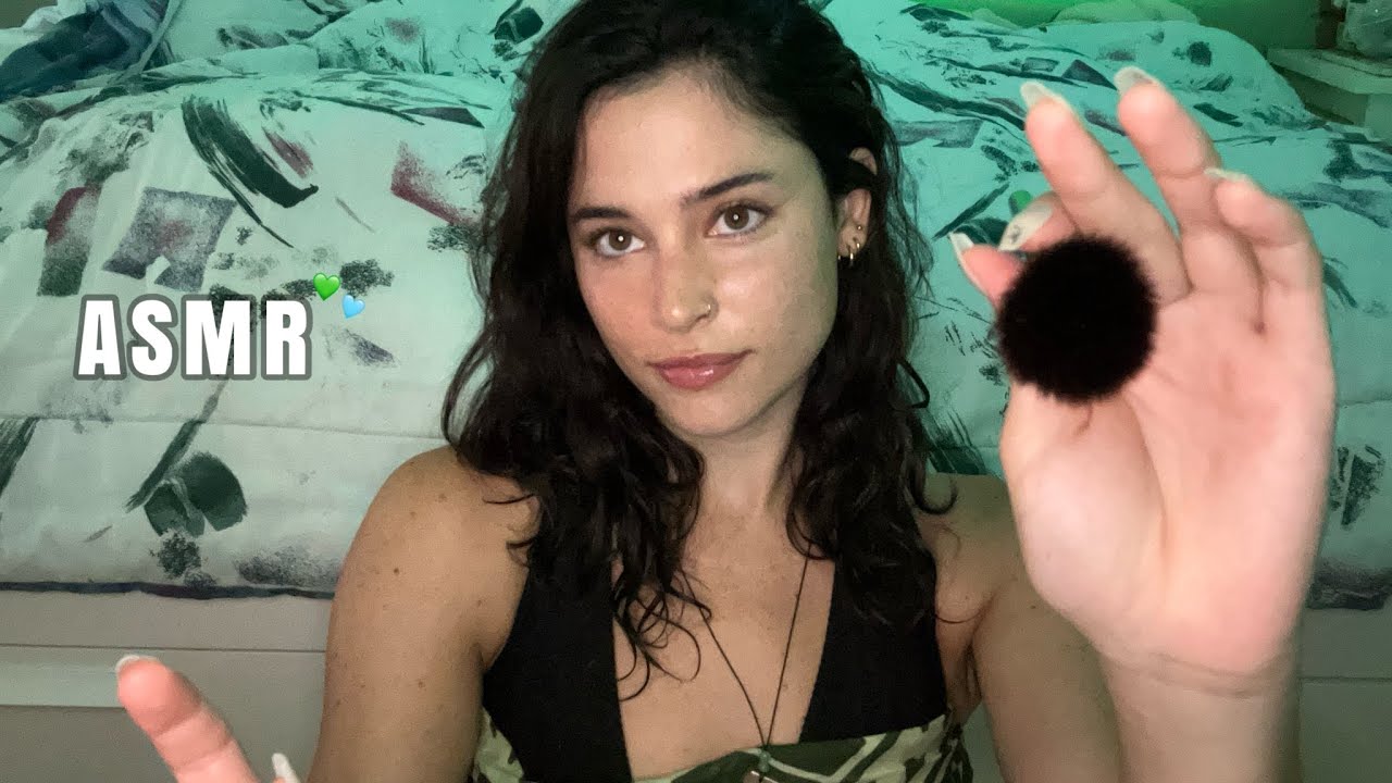 ASMR ♡ Telling You Positive Affirmations, Mic Scratching & Brushing, Wet & Dry Mouth Sounds, ...
