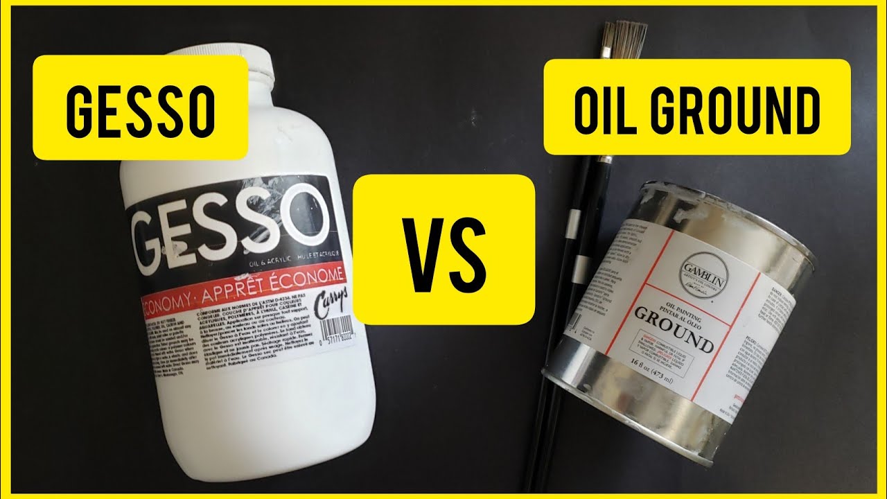 Грунт Gesso или масляный грунт | Что лучше?