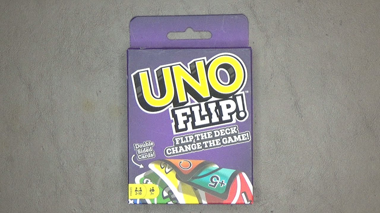 UNO Flip! Card Game Opening