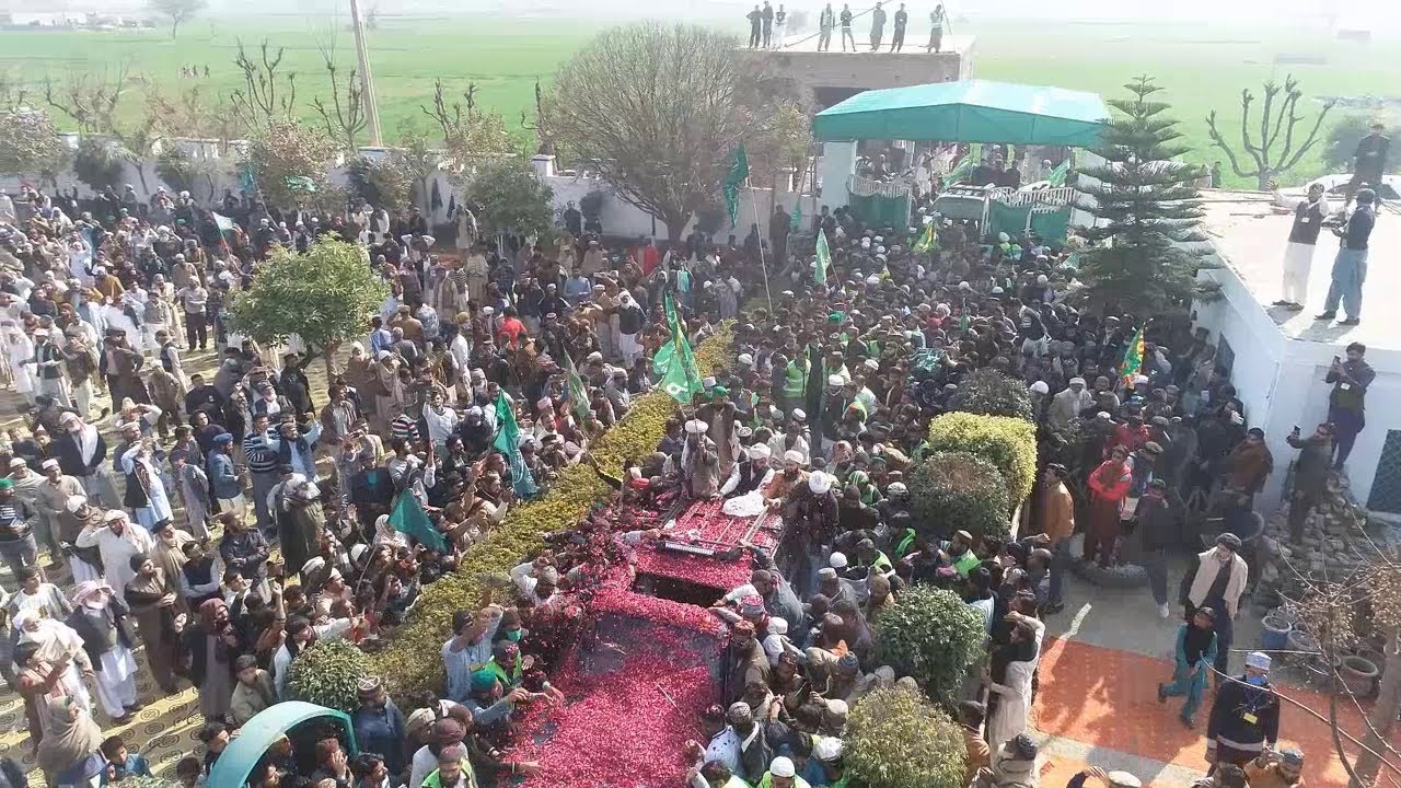 Istaqbal Of Allama Hafiz Saad Hussain Rizvi - Warm Welcome - New Latest Video - Dhudra Gujrat