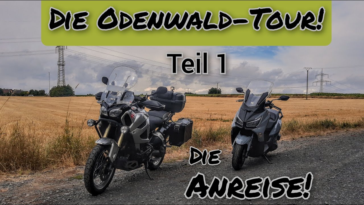 Die Odenwald-Tour Teil 1 Die Anreise!