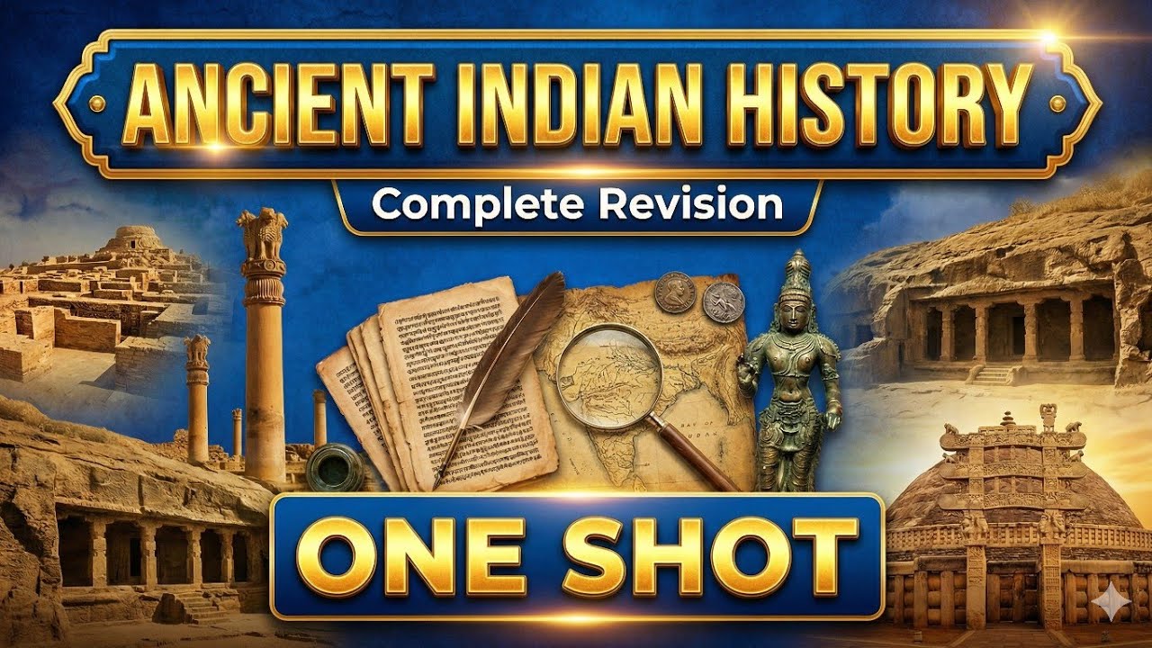 Ancient Indian History One Shot | Complete Ancient History for SSC, State PCS, UPSC Exams |