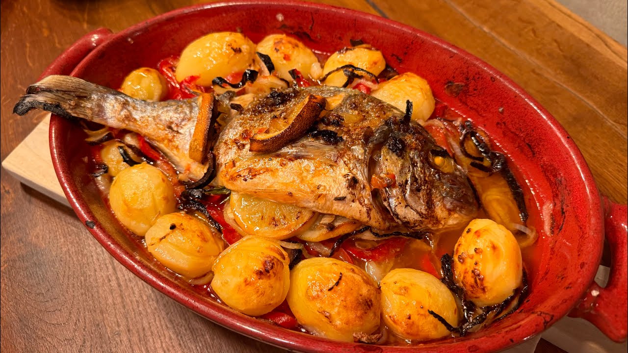 Dourada no forno #douradanoforno #susanacorreia #receita