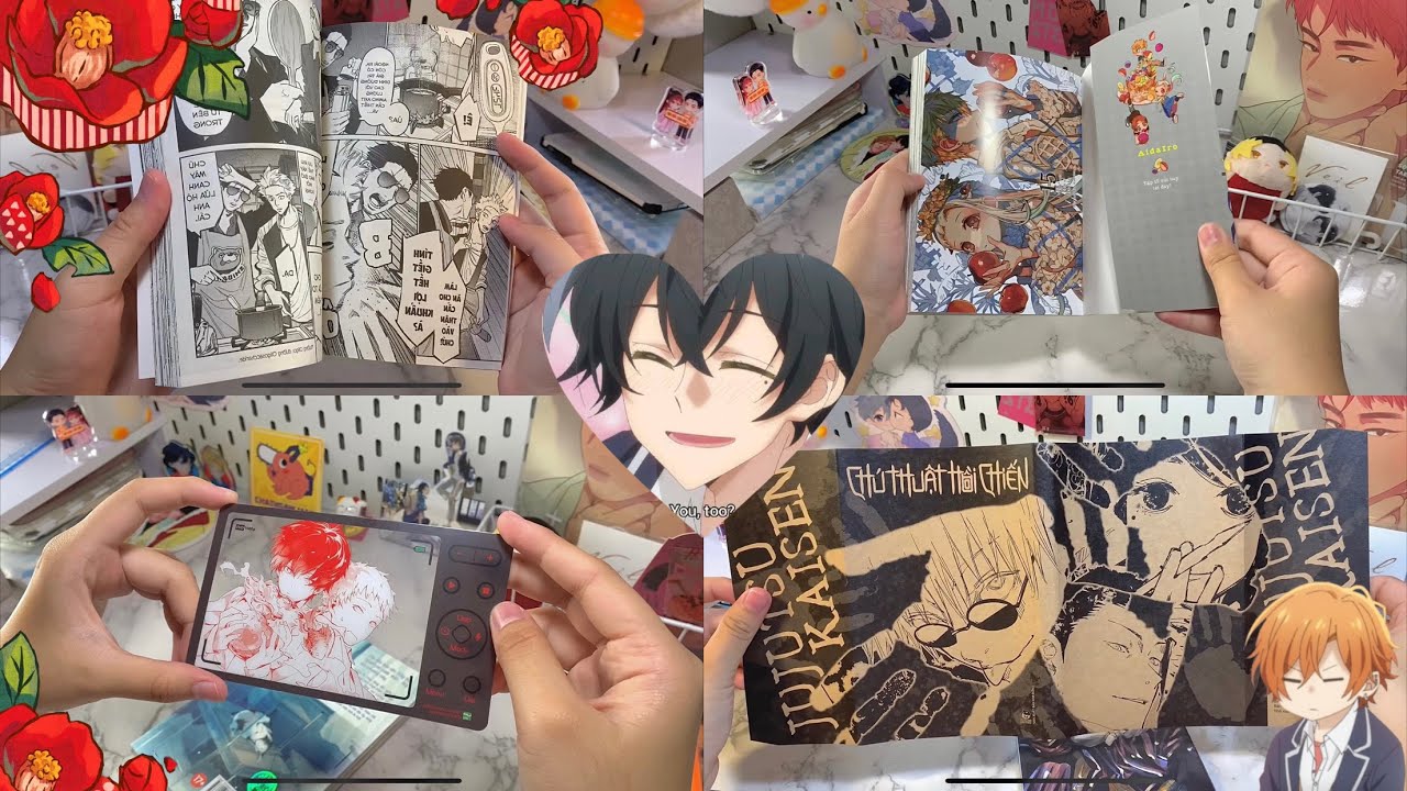 🍑 unboxing manga • mình đã mua những gì sau 7749 ngày lặn mất tăm!? 👍🏻🐧