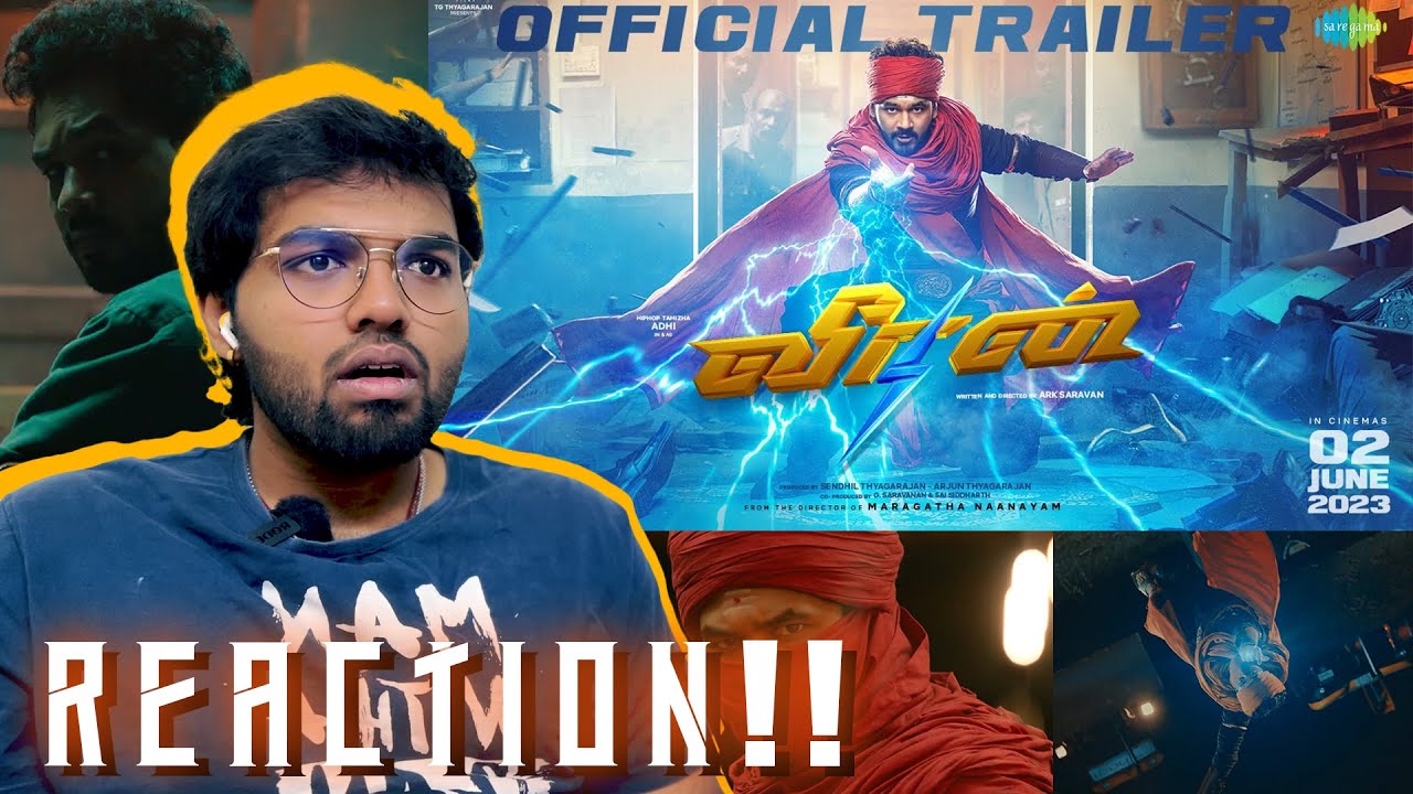 Veeran - Official Trailer | REACTION!! | Hiphop Tamizha | Vinay Rai | ARK Saravan | 2nd June 2023
