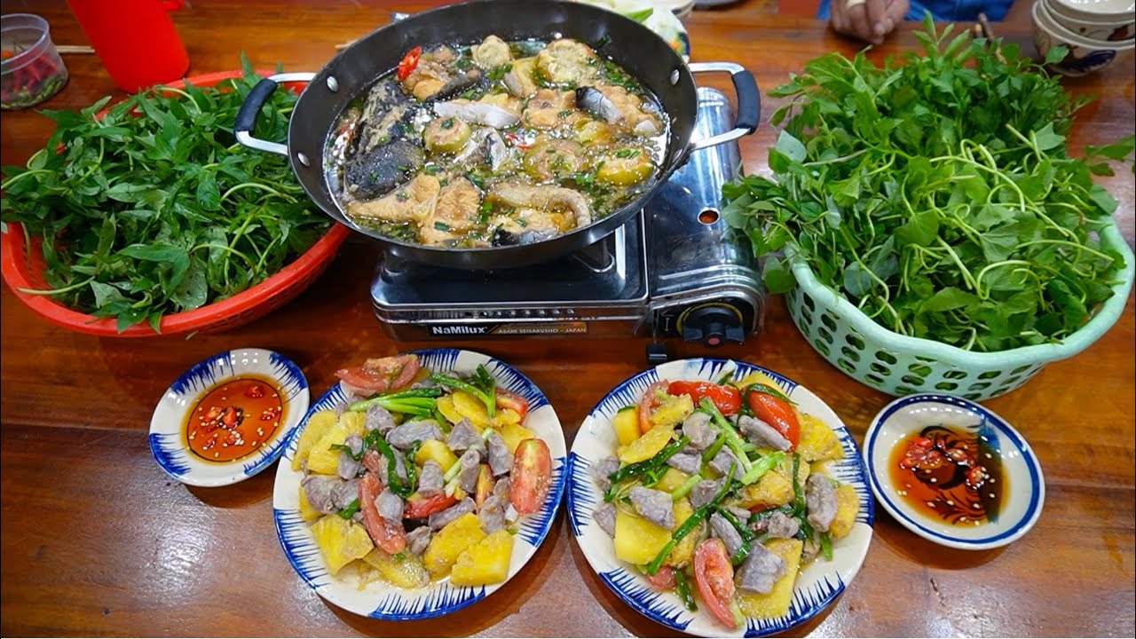 Cá Tra Kho Bần • Mấy Chú Cháu Đi Lượm Bần, Kéo Cá Làm Món Quen Thuộc Mà Út Hay Thèm | MTQH