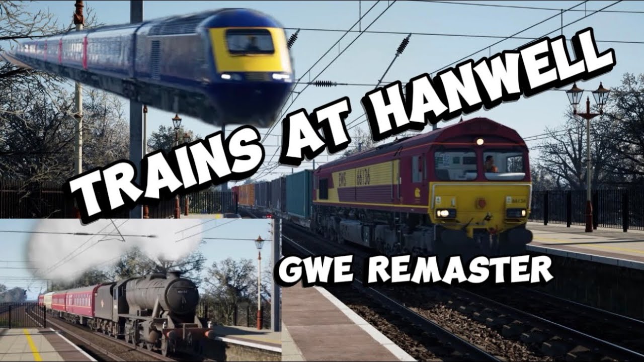 TSW6 Trains At Hanwell GWE Remaster Feat. 48151 On Test Runs