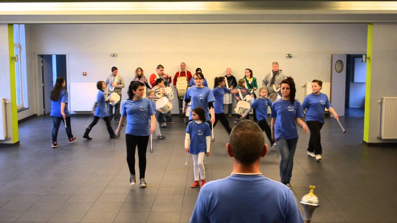 Majorettes de Jemappes, répétition générale