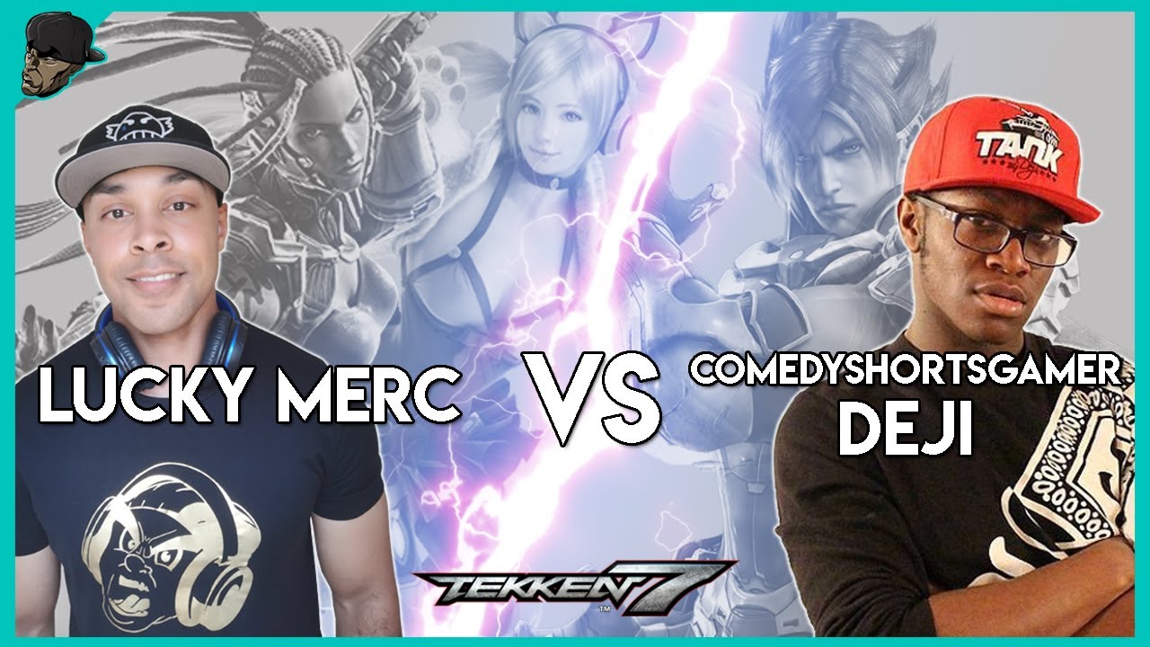 Deji/ComedyGamer (Lars) vs Lucky Merc (Chloe/Master Raven) - TEKKEN 7 Online Matches