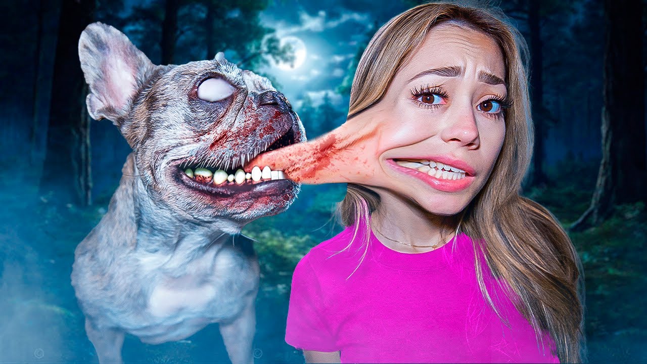 My POSSESSED Dog BIT My FACE!