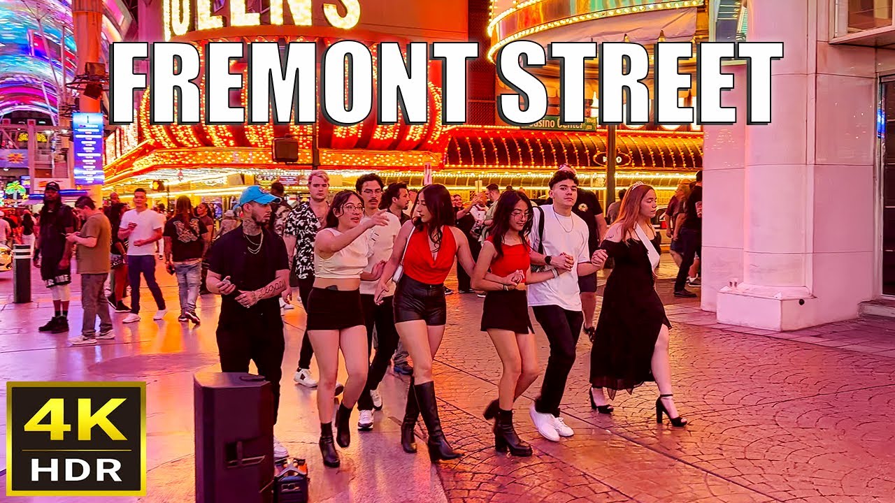 Fremont Street Las Vegas Night Walk - Memorial Day Weekend 2025 - Downtown Las Vegas
