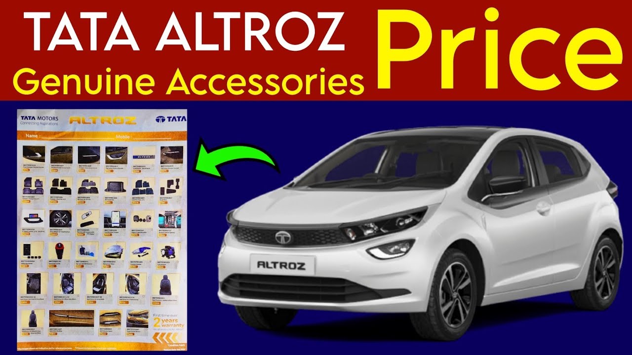 Tata Altroz: Genuine Accessories Price List Revealed!