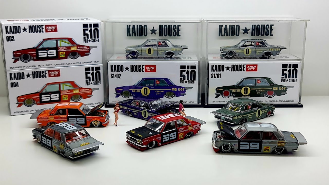 FirstLook Kaido House X Mini GT Datsun 510 Pro Street