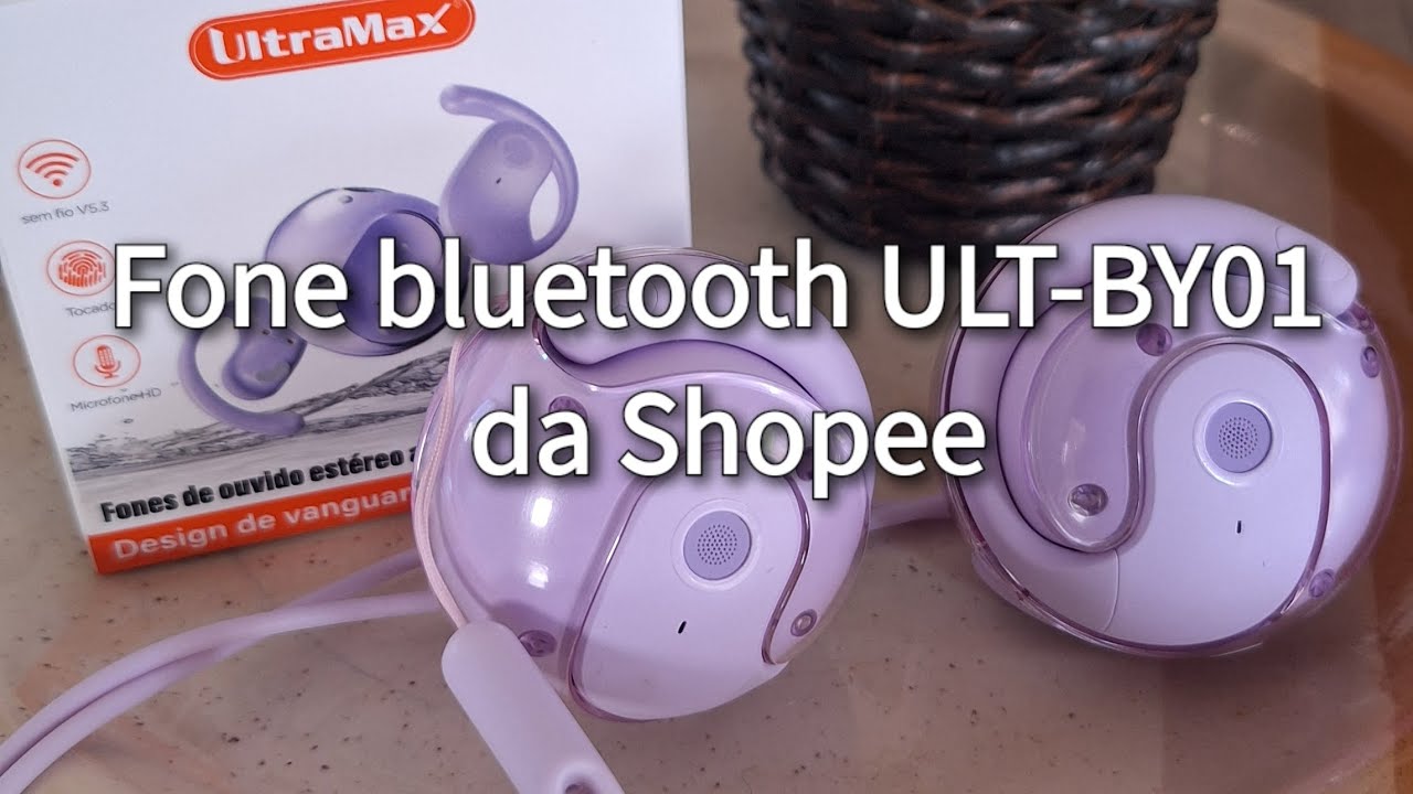 Fone bluetooth ULT-BY01 da Shopee