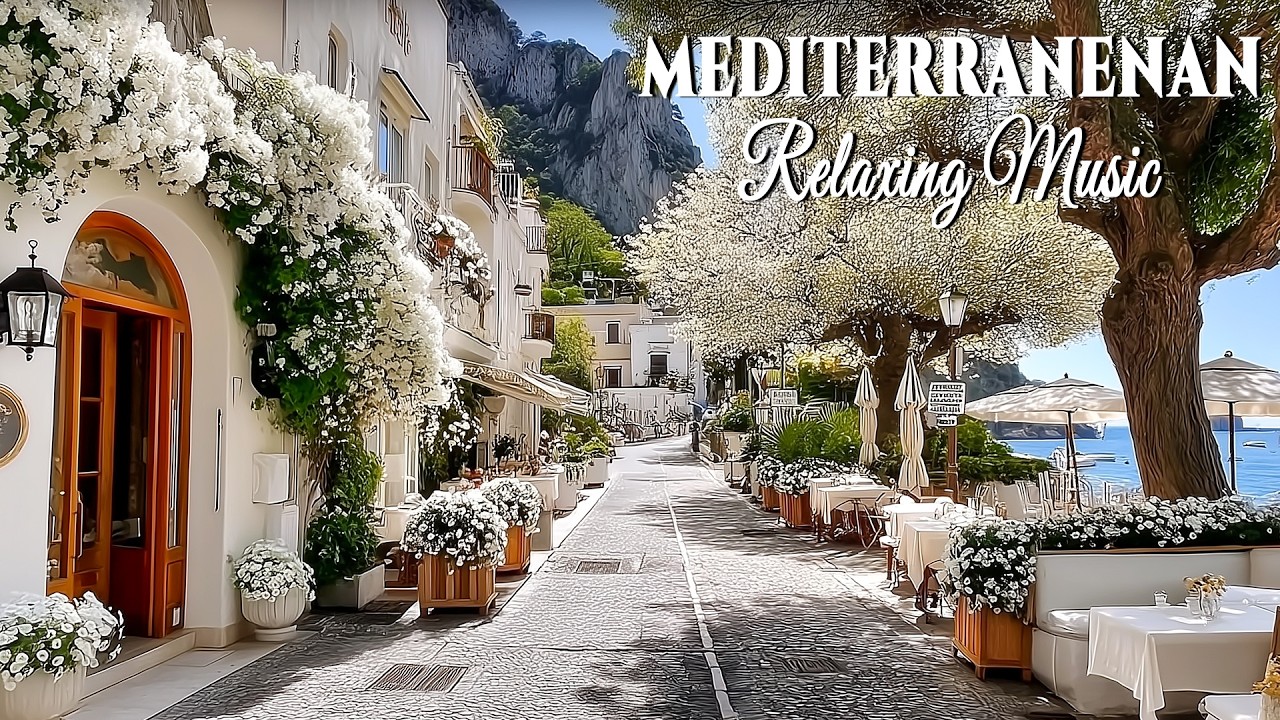 Chill Mediterranean Music 🌊 Relaxing Italian Coastal Vibes & Dreamy Seaside Views