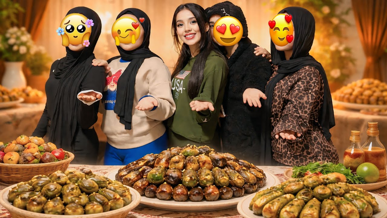 انصدمت بعزيمة المفاجأة رفقاتي عملولي اكلتي المفضلة 😍🔥