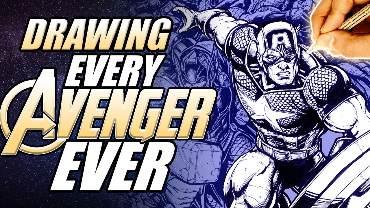I DREW 100+ AVENGERS???? 🔥