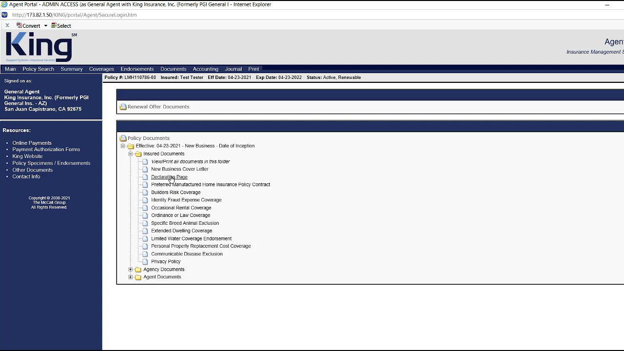 How to find policy documents