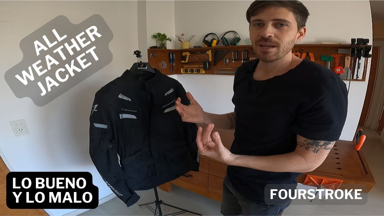 Campera para moto 🏍 Fourstroke All Weather Jacket 🧥 ¿La mejor precio/calidad? SACATE LAS DUDAS!!!