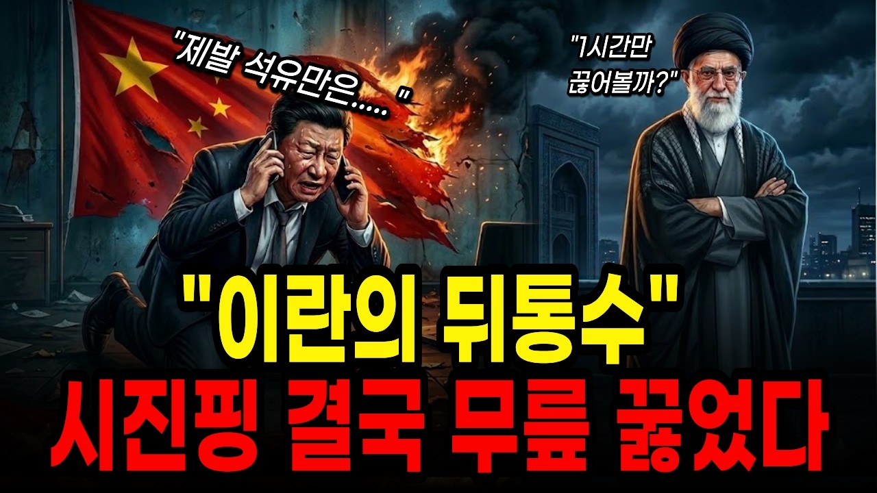 이란이 무너지면 중국 시진핑이 몰락하는 진짜 이유