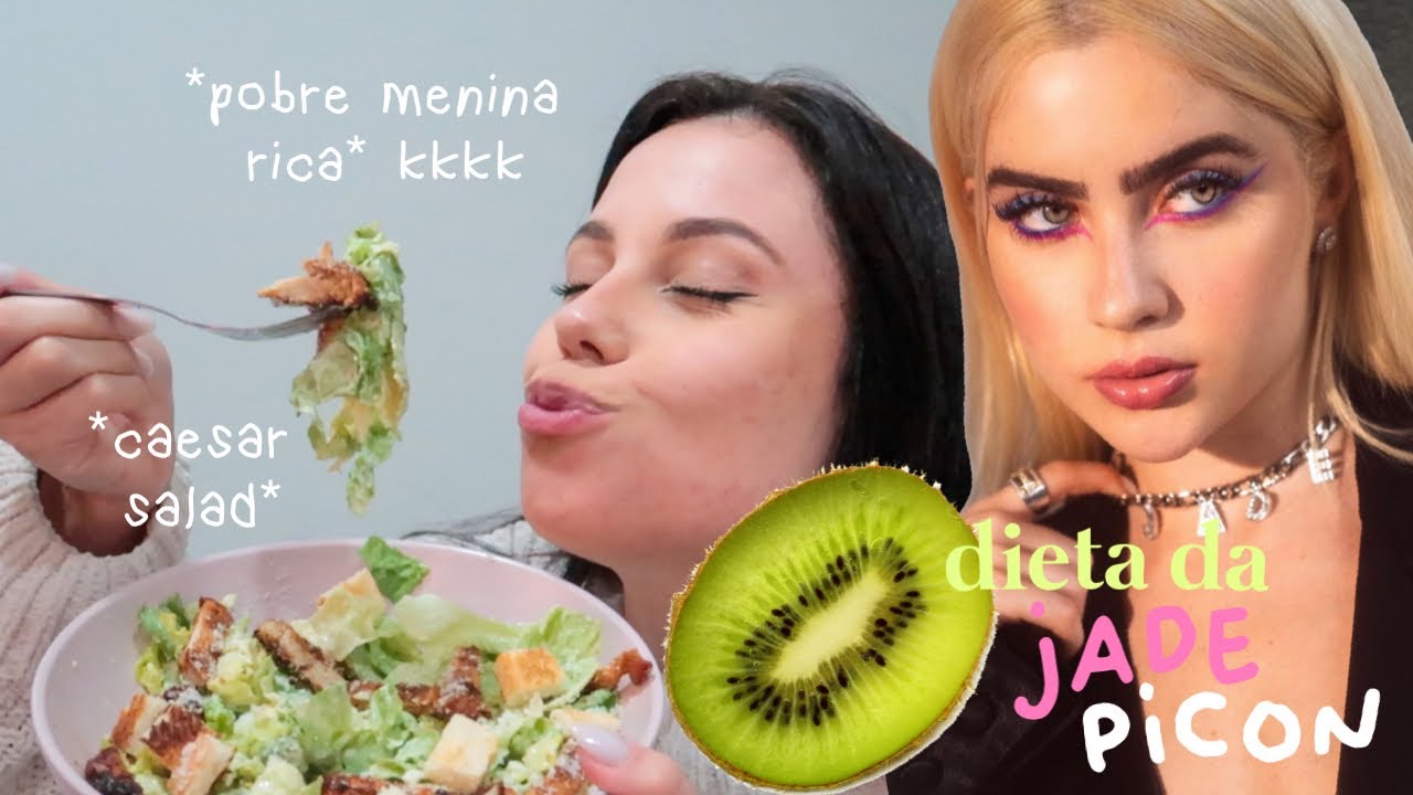 tentei seguir a dieta da JADE PICON por um dia!