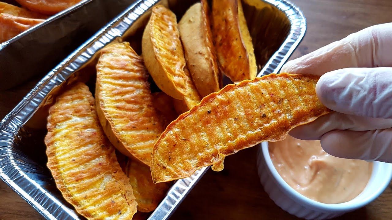 البطاطا ودجز على طريقة أفخم المطاعم potato wedges