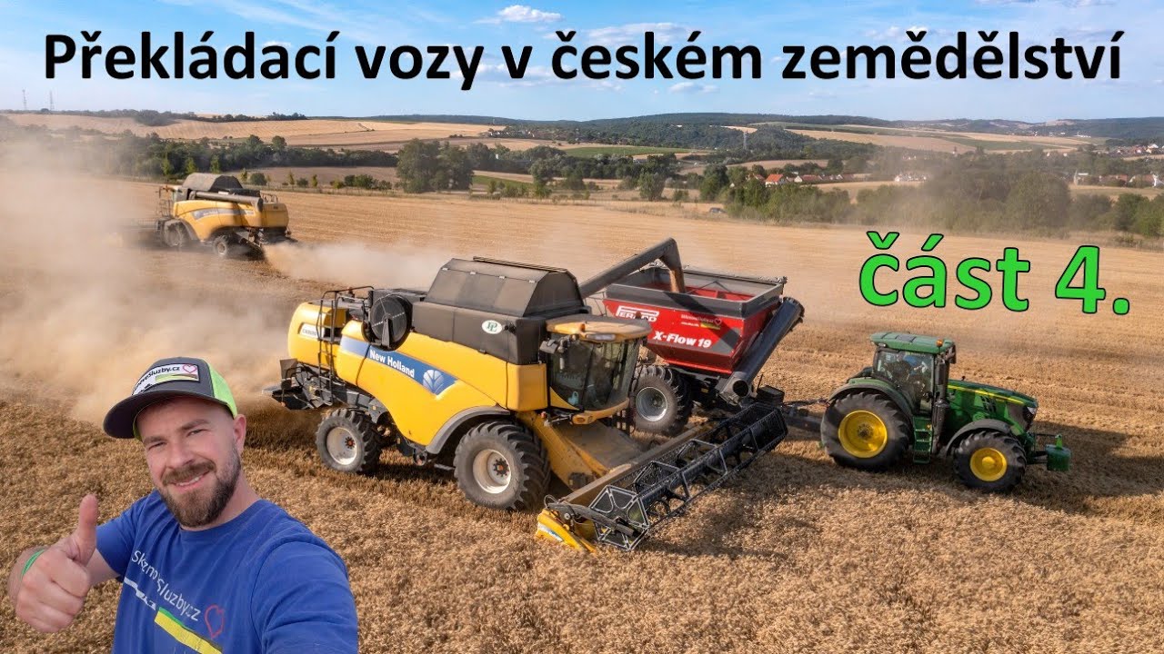 Překládací vozy v českém zemědělství, část 4. - den s PERARD X-FLOW v Bonagru