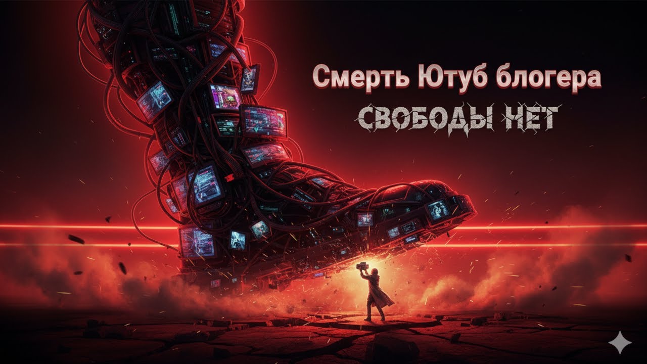 Смерть Ютюб блогера — злой хард рок о диктатуре платформы