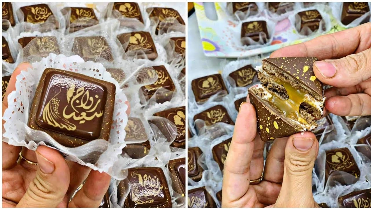 70حبة صابلي شكولة وكرمال بمقادير مضبوطة👌 توالم الافراح والمناسبات 🥳بشكل راقي وذوق رائع 😋