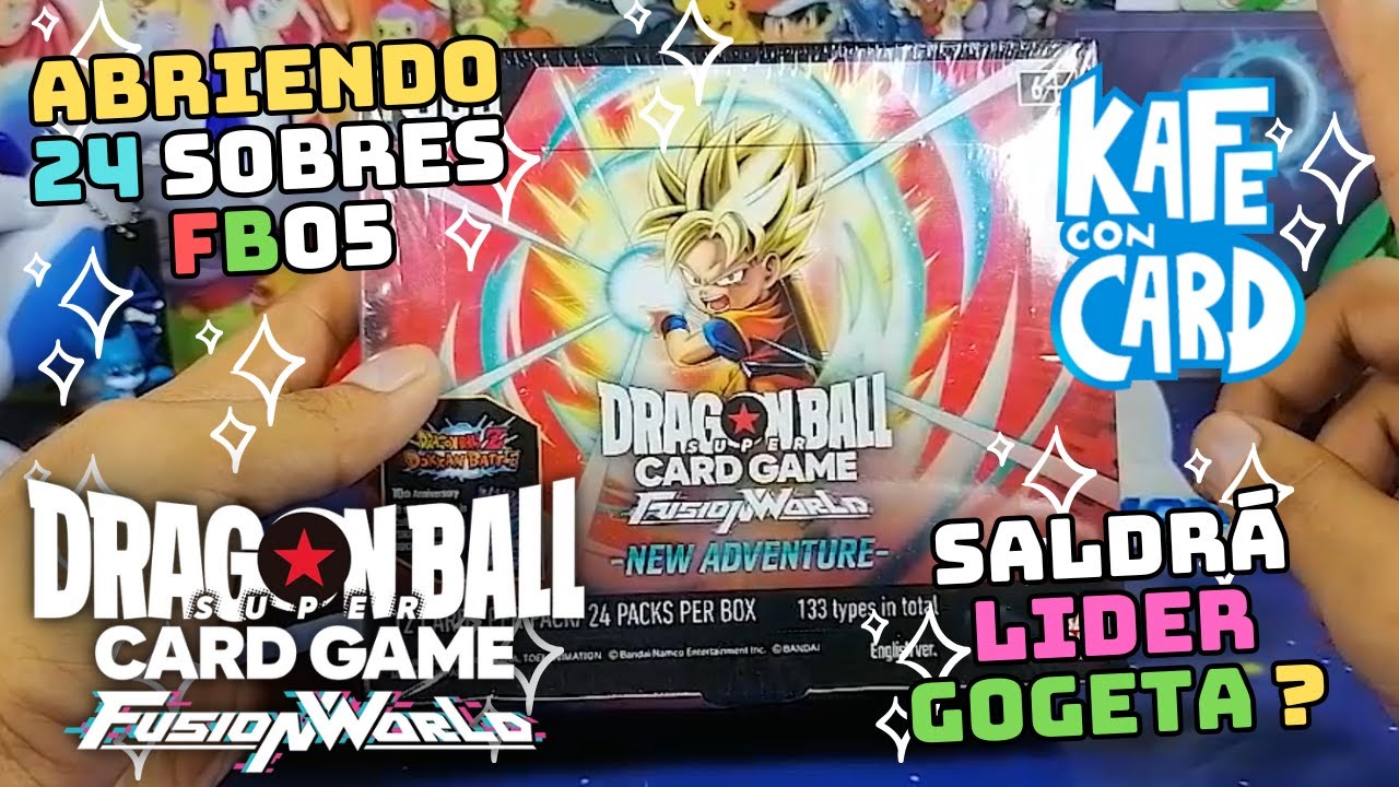 DragonBall Fusion World Daima fb05 - En busca del lider Gogeta - abriendo los 24 sobres