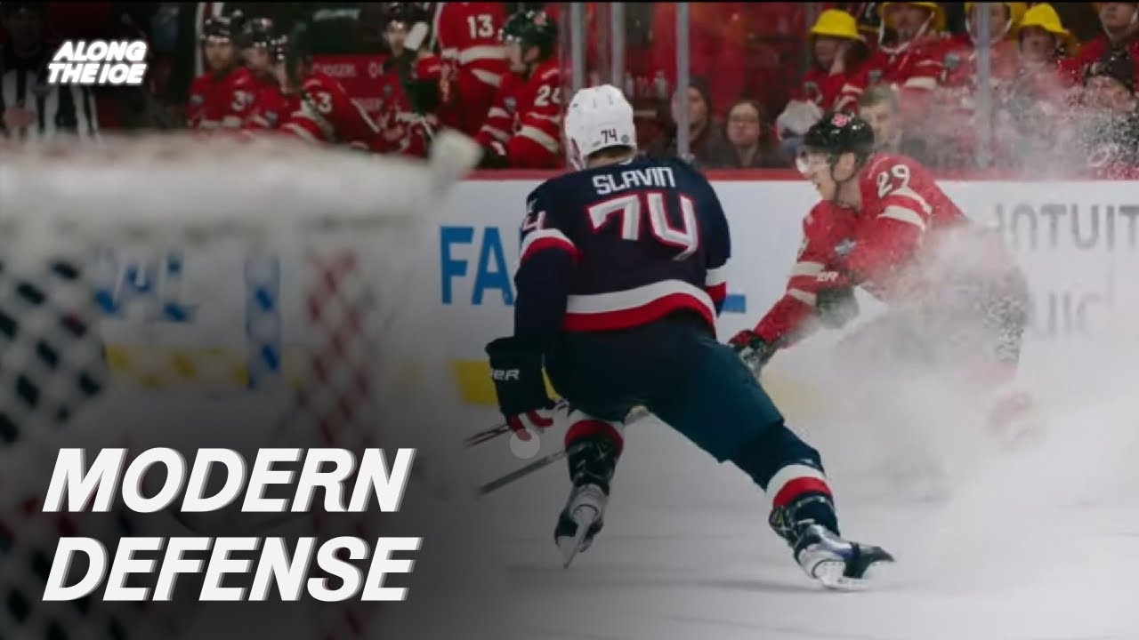 Modern defense featuring Jaccob Slavin and Devon Toews