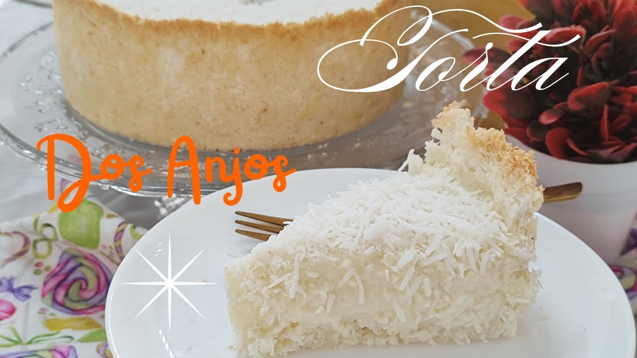 TORTA DOS ANJOS  – LEVE, CREMOSA E  MUITO FÁCIL DE  FAZER!
