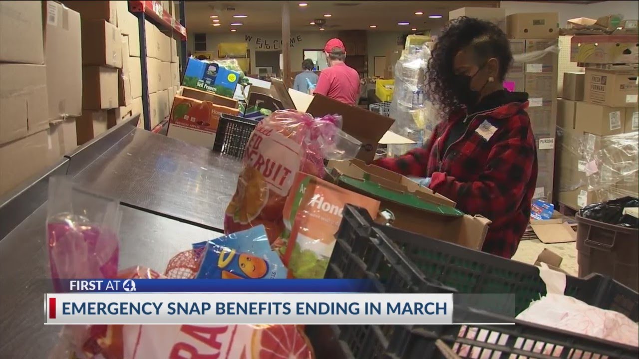 Emergency SNAP benefits ending in March