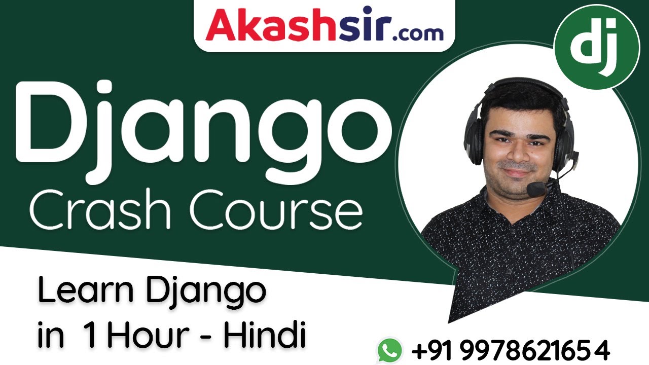 Django Crash Course in Hindi (1 Hour)