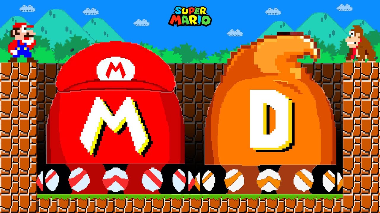 Can Mario Press The Ultimate MARIO - DONKEY KONG Switch in New Super Mario Bros. Wii???