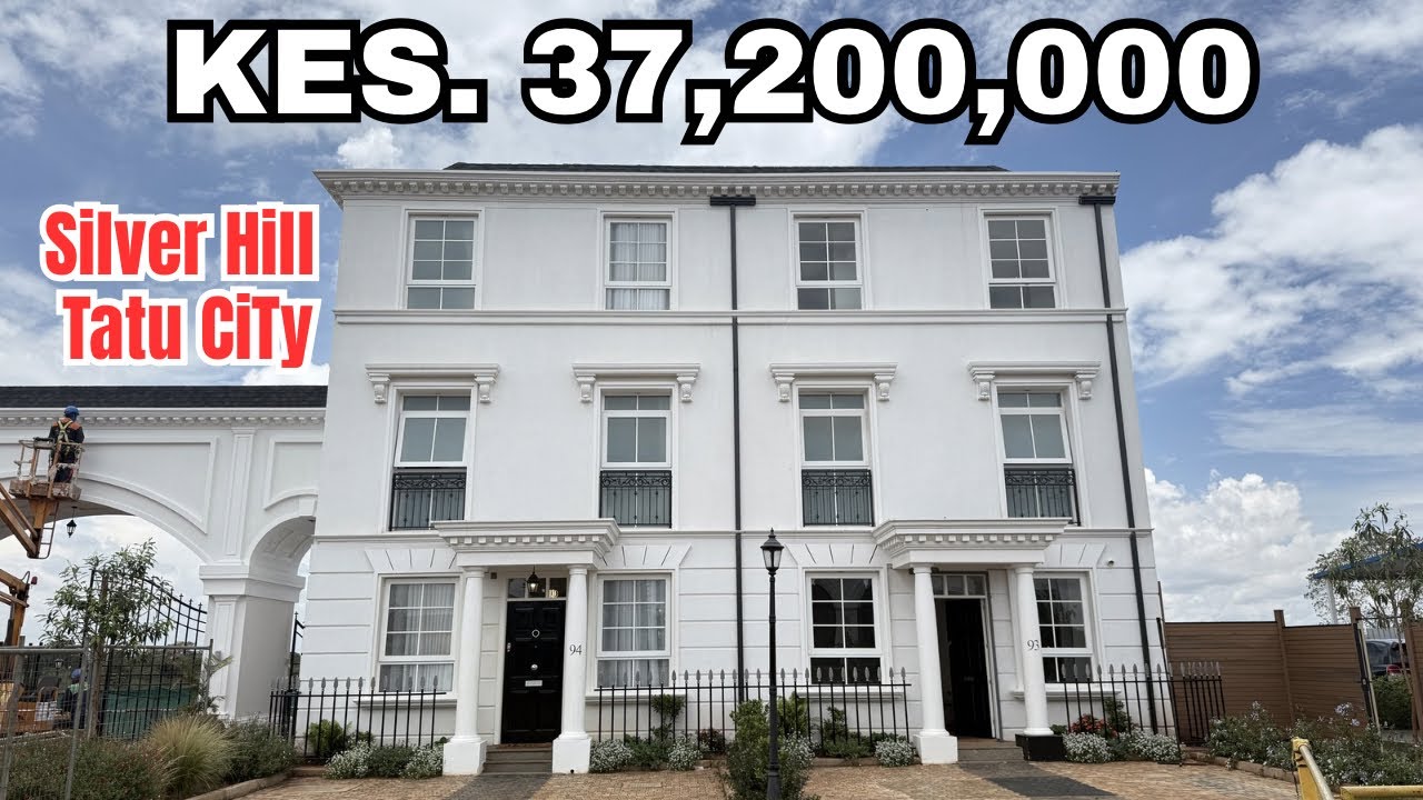 Silver Hill TATU CITY Full Tour | Modern LONDON DESIGNED 3 & 4 Bedroom Townhouses | Nairobi Kenya 🏡